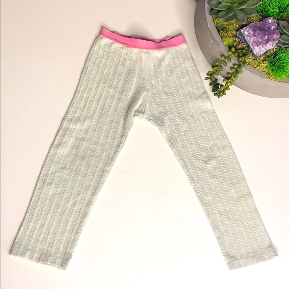 Tucker Tate cable knit stone tight legging girls Sz 4